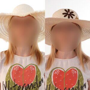 Two Straw Summer Hats